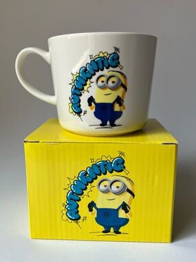 NIB Illumination’s Minion Ceramic Mug Limited Edition Burger King Portugal Gifts